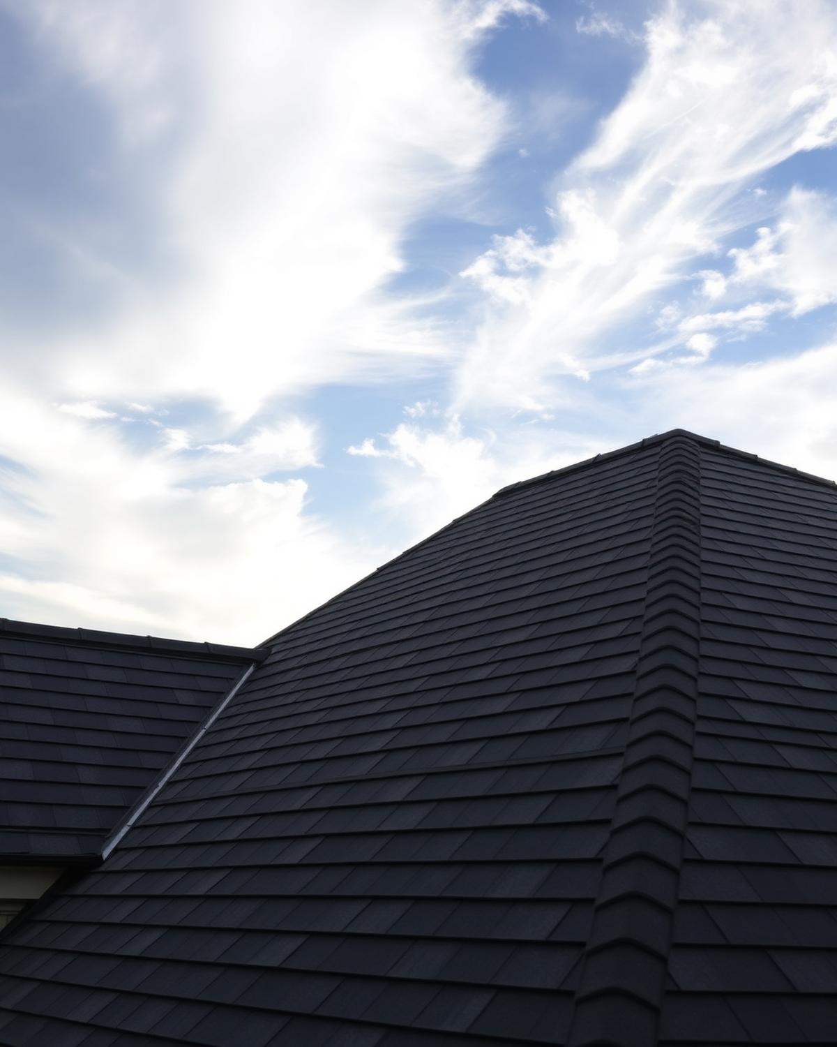 Architectural asphalt roofing project